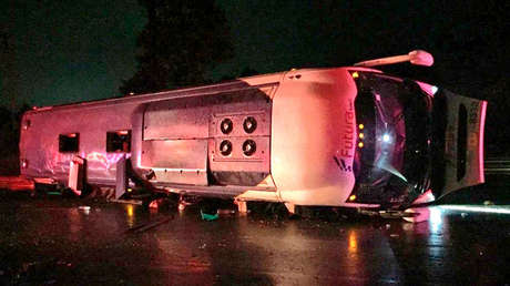 Un accidente de un autobús en el centro de México deja 10 fallecidos y 27 heridos