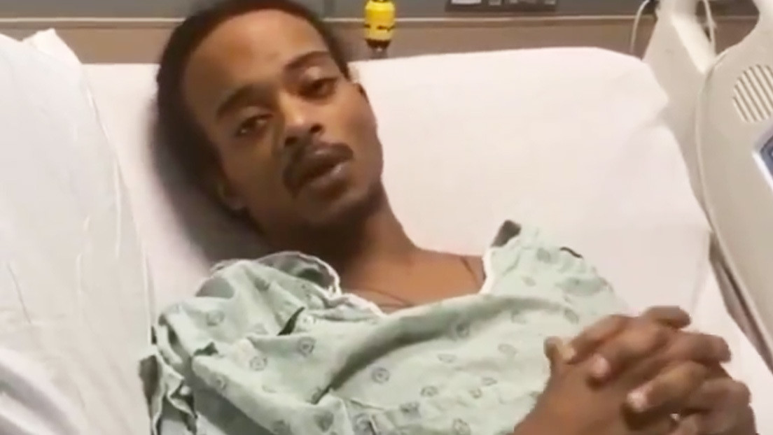 El afroamericano Jacob Blake, baleado en la espalda por la Policía de EE.UU., emite un mensaje desde el hospital: 