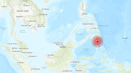 Se registra un sismo de magnitud 6,3 frente a las costas de Filipinas