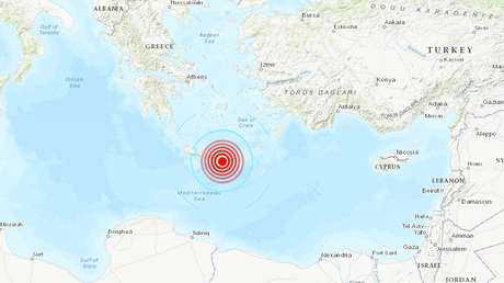 Se registra un sismo de magnitud 5,9 en el oeste de Grecia
