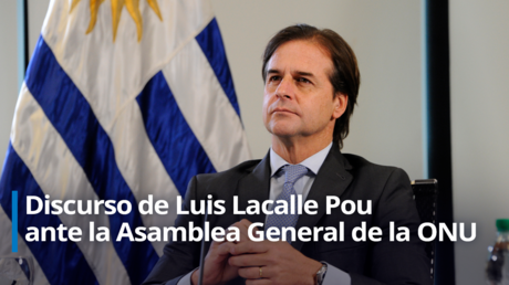 Lacalle Pou pide ante la ONU "mancomunar conocimientos, propiedad intelectual y datos" para vencer la pandemia