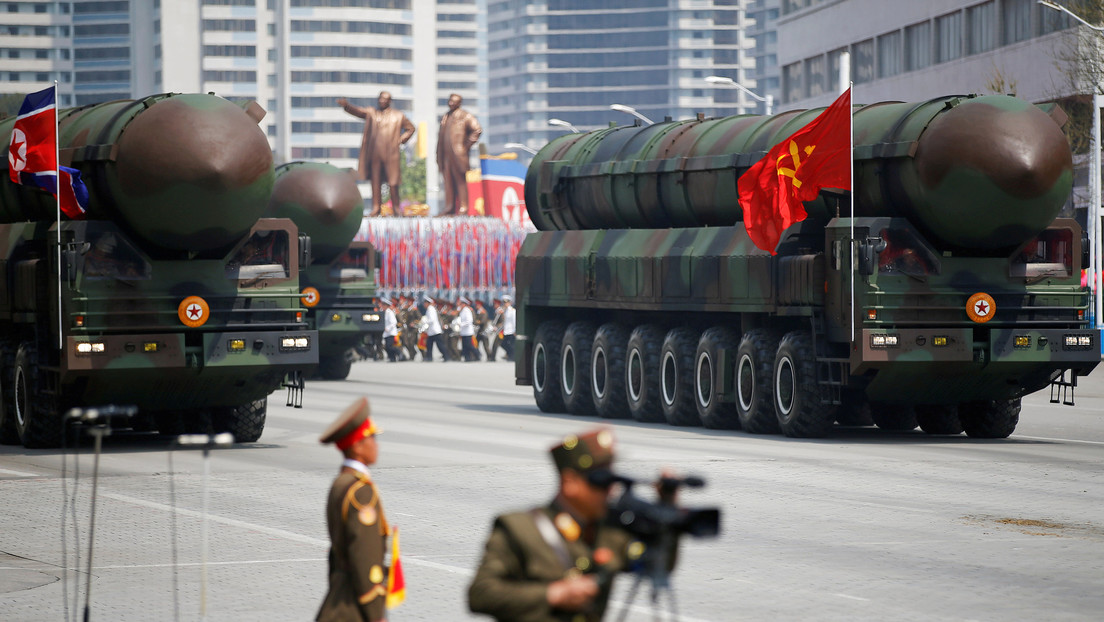 El gran desfile militar de Corea del Norte se celebra ...