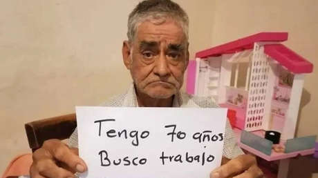"Tengo 70 años, busco trabajo": Un mexicano pide ayuda para poder cobrar la pensión y mantener "su sustento diario"