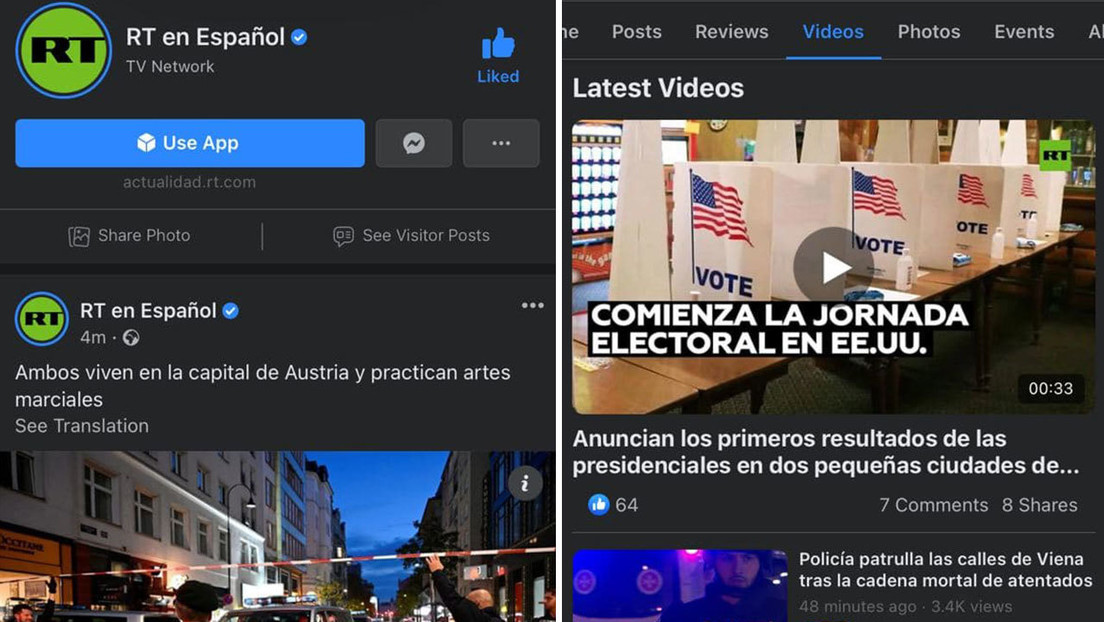 Facebook empieza a probar públicamente el modo oscuro en ...