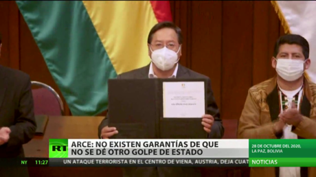 Bolivia: Luis Arce afirma que "no existen garantías" de que no se dé otro golpe de Estado