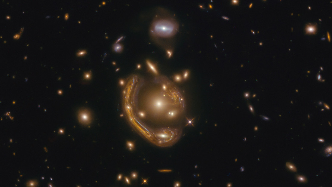 The Hubble Space Telescope captures one of Einstein's largest and most complete rings ever