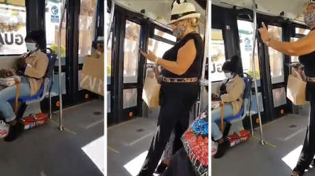"Lass die schwarze Frau aufstehen!": Sie filmen den rassistischen Angriff einer Passagierin in einem Bus in Spanien