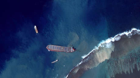 Encalle de petrolero japonés en Mauricio se debió a que la tripulación buscaba una mejor señal telefónica