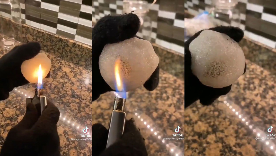 'Tiktokers' queman bolas de nieve para demostrar que la nieve en Texas es falsa, difundiendo una teoría conspirativa
