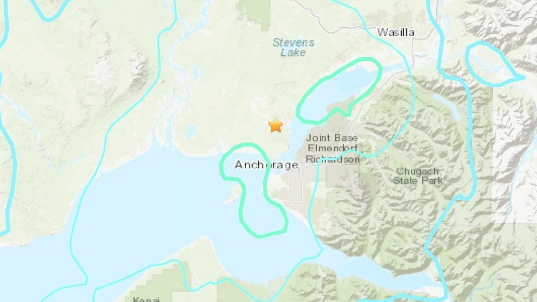 Se registra un sismo de magnitud 5,3 en Alaska