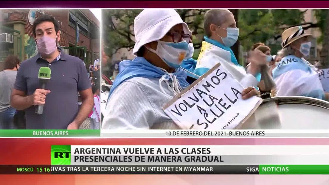 Argentina Retoma Las Clases Presenciales De Manera Gradual Rt