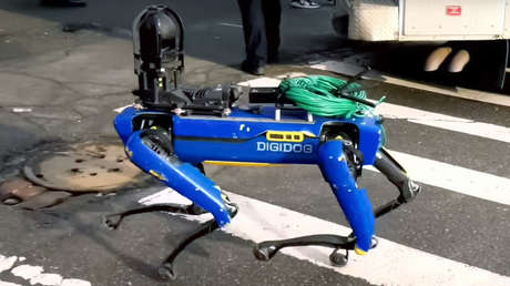 La aparición de un perro robot durante una detención en Nueva York causa revuelo en las redes (VIDEO)
