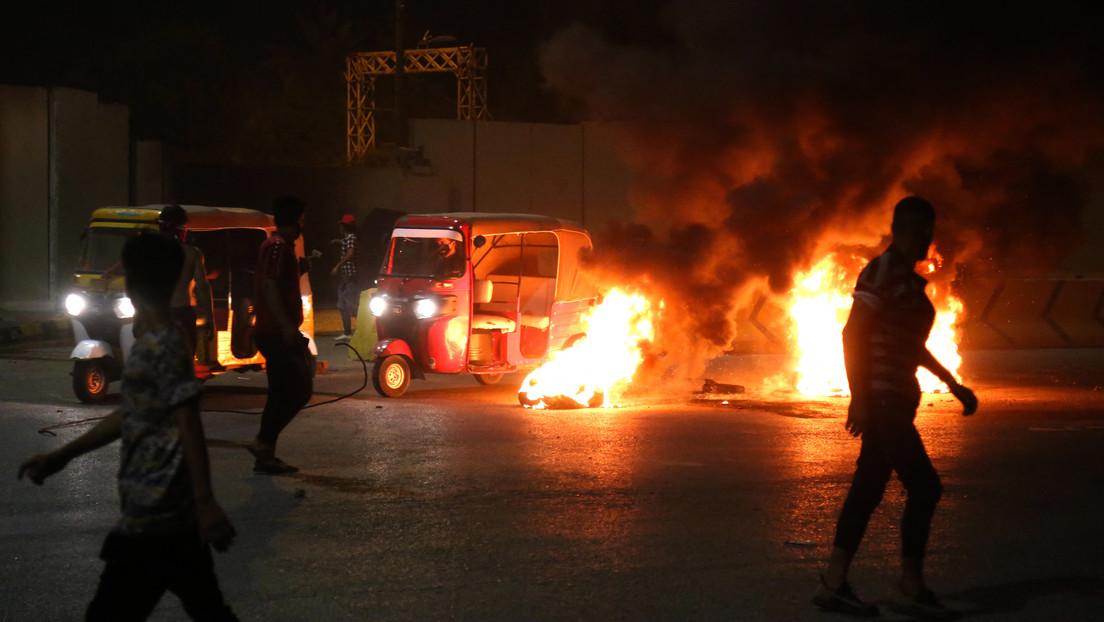 VIDEO: The murder of an activist provokes strong protests in Iraq, during which demonstrators set fire to the Iranian consulate