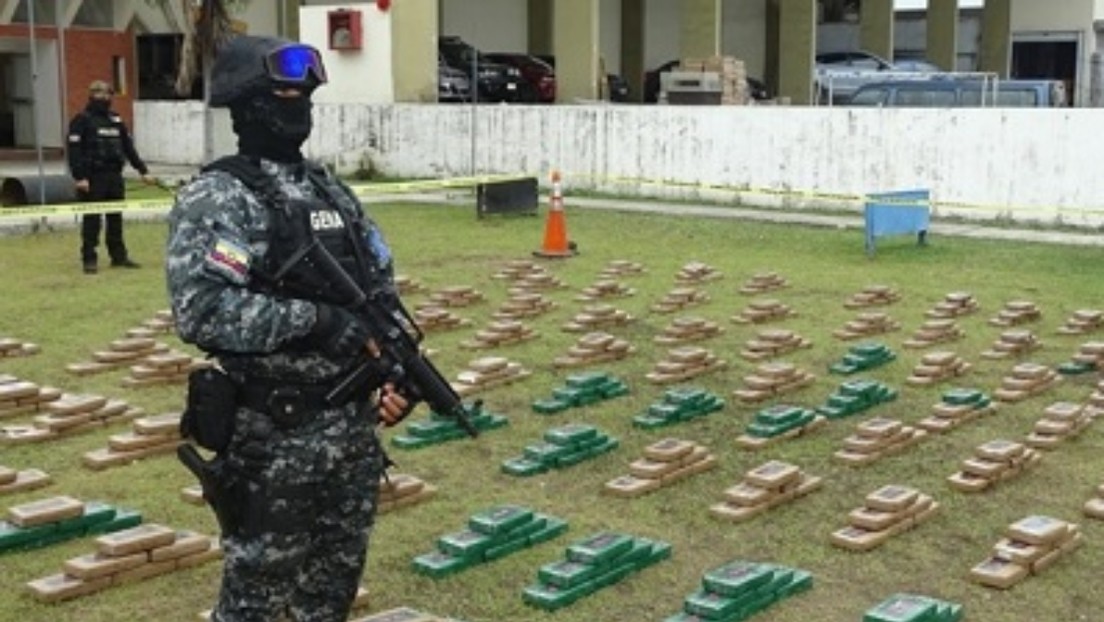 La Policía de Ecuador decomisa más de tres toneladas de cocaína que serían trasladadas al Reino Unido