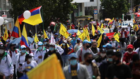 Miles de colombianos exigen el fin de la represión en otra masiva convocatoria del Paro Nacional