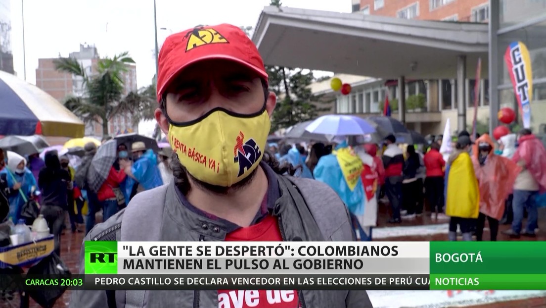 'Toma de Bogotá': enfrentamientos entre manifestantes y la Policía - RT