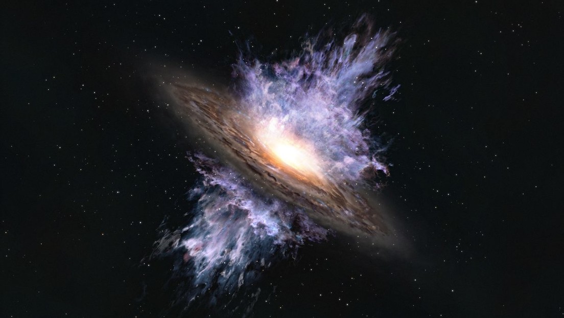 Detectan la tormenta espacial más antigua que generó un agujero negro universo temprano