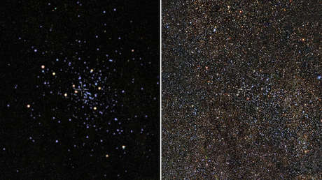 Descubren un cúmulo con miles de estrellas en un lugar bien estudiado de nuestra galaxia