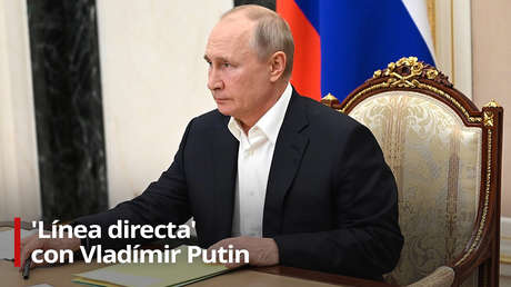 EN VIVO: Vladímir Putin responde a las preguntas de los ciudadanos rusos en 'Línea directa'