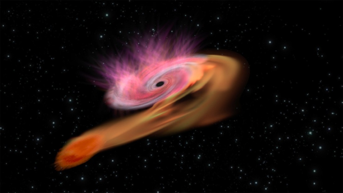 They discover how a black hole breaks a star in the center of a galaxy