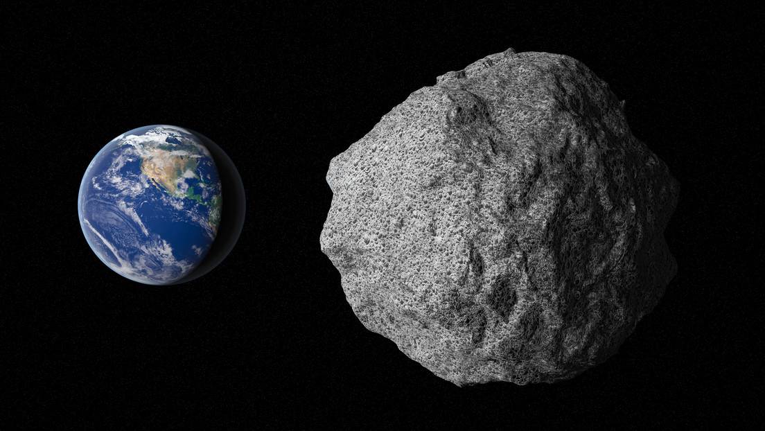 Ilustración 3D del asteroide Bennu