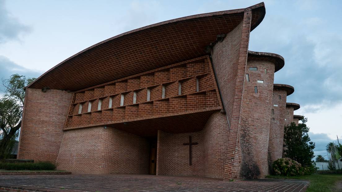 La iglesia de Atlántida, Uruguay.