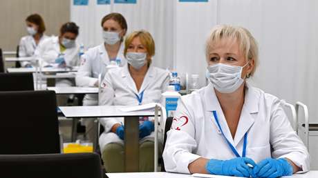Moscú abre el mayor centro de vacunación para extranjeros en el estadio Luzhnikí
