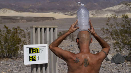 El Valle de la Muerte alcanza los 54,4 grados Celsius, muy cerca del récord mundial