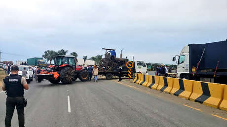 "Está despertando un monstruo": El sector agropecuario se paraliza en Ecuador y desafía a Lasso, que advierte con cárcel para sus promotores