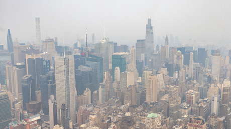 Dictan alerta de calidad del aire en Nueva York debido al humo proveniente de los incendios forestales en la costa oeste de EE.UU.