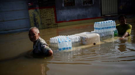 Tras las devastadoras inundaciones, China se prepara para la llegada de un fuerte tifón
