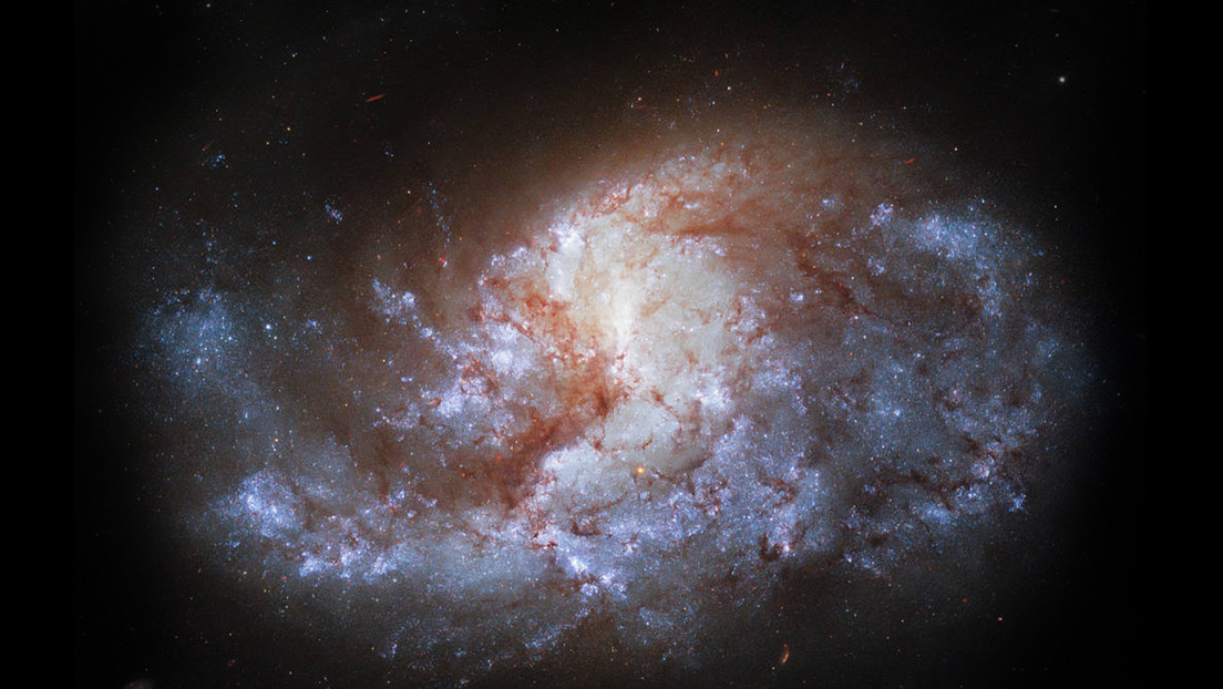 El telescopio Hubble capta una galaxia espiral "luminosa como una joya"