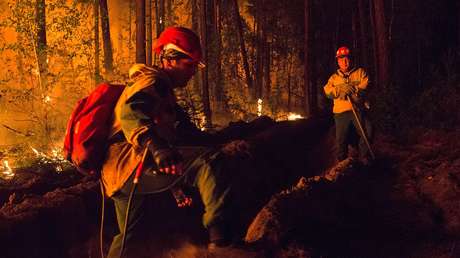 VIDEOS, FOTOS: 'Desaparece' el sol en algunas zonas de Siberia en medio de fuertes incendios forestales