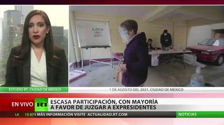 Consulta popular en México: escasa participación con la mayoría a favor de juzgar a los expresidentes