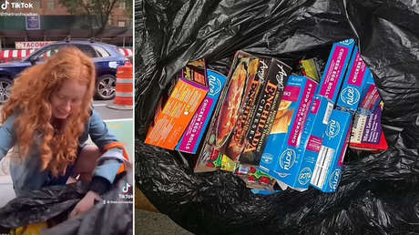 Una joven que hurga en los residuos de tiendas de Nueva York y expone sus excesos se convierte en estrella de la Red, logrando millones de vistas