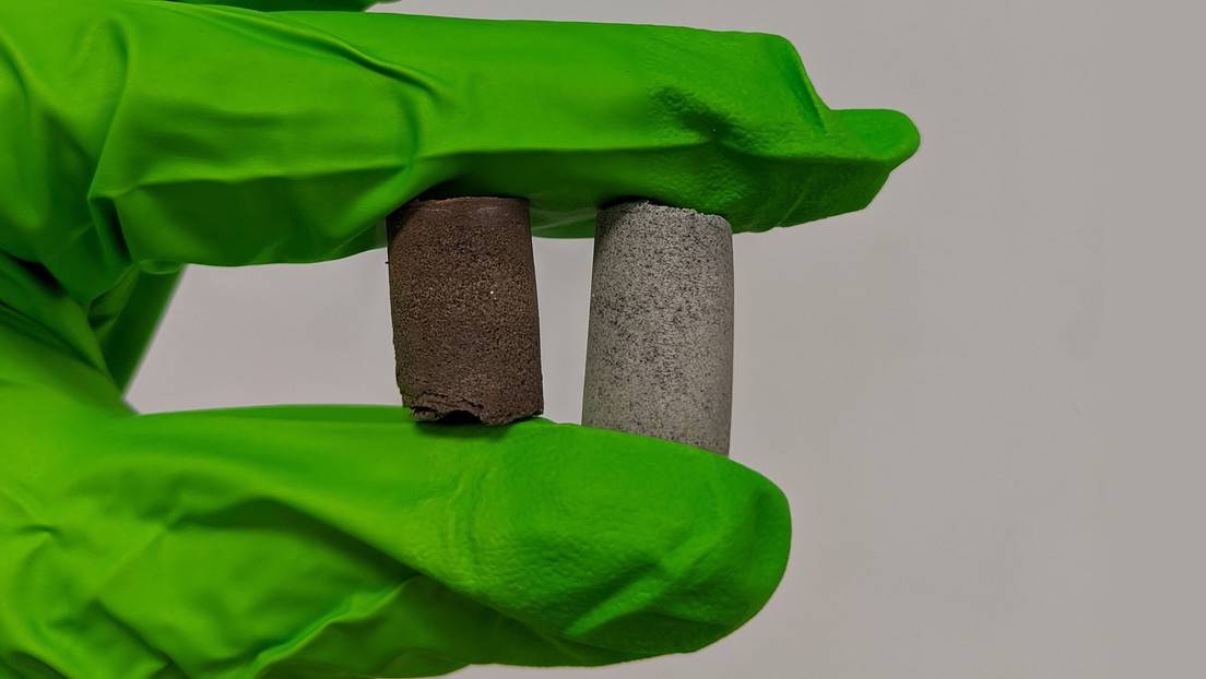 Muestras del nuevo tipo de hormigón AstroCrete.
