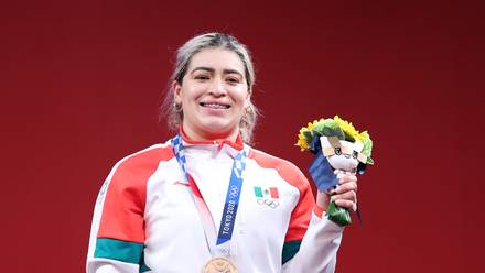 La halterofilista mexicana Aremi Fuentes.