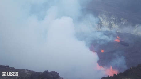 Emiten una alerta roja en Hawái al entrar en erupción el volcán Kilauea