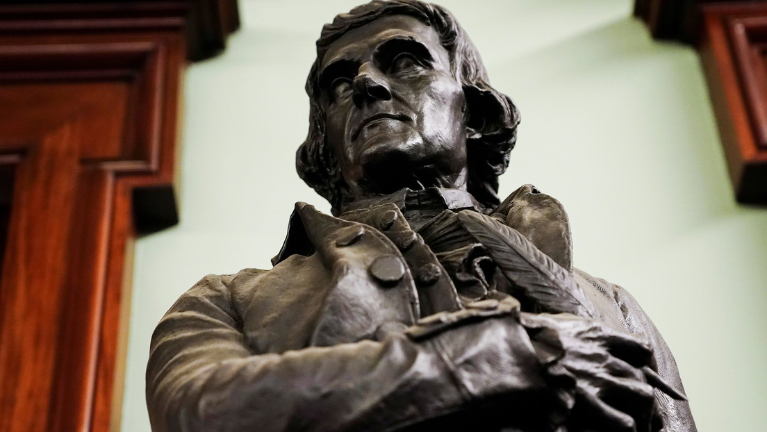 La estatua del expresidente Thomas Jefferson será removida del Concejo Municipal de Nueva York debido a su condición de esclavista