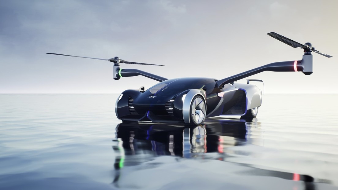 Empresa de origen chino presenta un futurístico auto volador