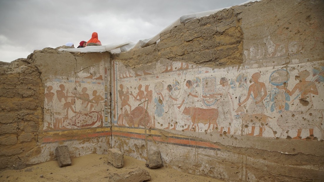 They found the tomb of the head of the royal treasury in Egypt under the reign of Pharaoh Ramses II.