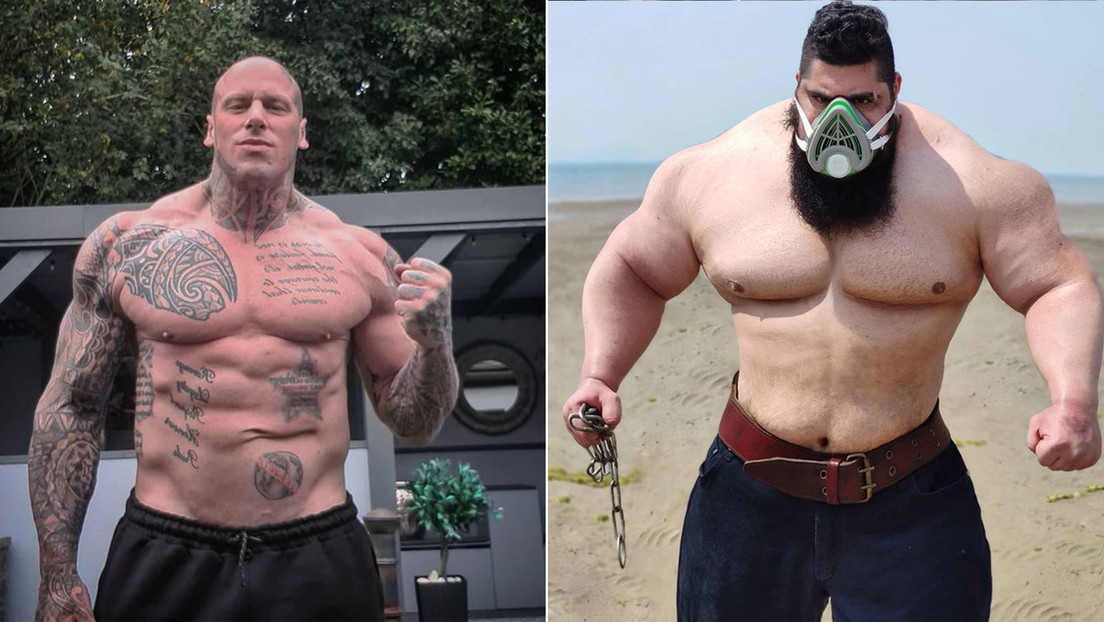 El 'Hulk iraní' entrena para la pelea contra el luchador de MMA Martyn Ford 'perforando' muros de concreto con los puños (VIDEO)