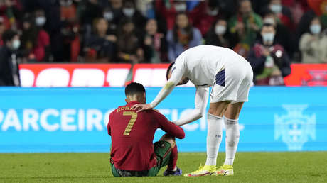 Portugal cae ante Serbia en el minuto 90 y Cristiano Ronaldo no puede contener el llanto