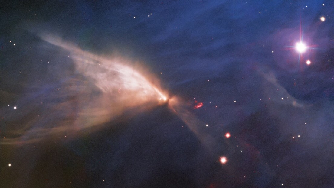 FOTO: Captan la nebulosa infrarroja Camaleón y luce como una mariposa con un ala
