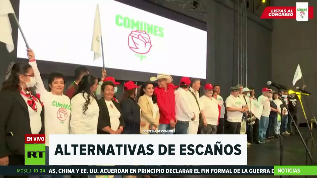El Partido Comunes de Colombia, integrado por exguerrilleros de las FARC, presenta candidatos para elecciones legislativas
