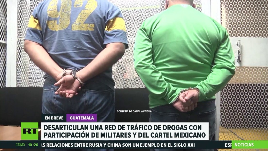Desarticulan en Guatemala una red de tráfico de drogas en la que participaban militares