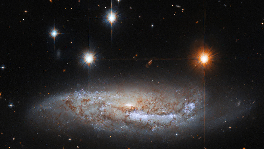 FOTO: La última imagen del año publicada del telescopio Hubble muestra una impresionante galaxia espiral