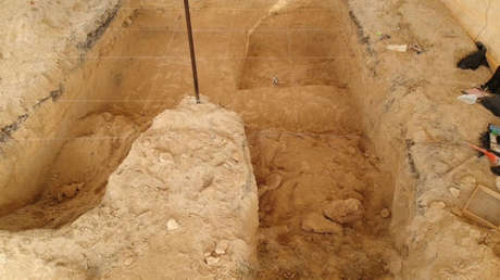 Hallan los restos de un mamut de hace 10.000 años en un cementerio del estado mexicano de Puebla