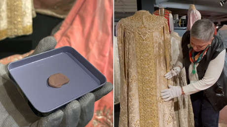 Descubren un bombón de 118 años de antigüedad en un vestido de baile de la hermana del último zar de Rusia (y lo prueban)