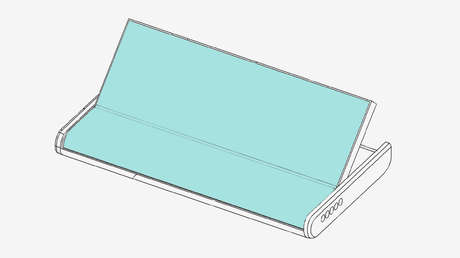 Samsung patenta un novedoso teléfono plegable con pantalla «deslizante»